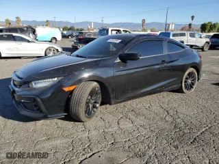 2020 Honda Civic Si Coupe with VIN 2HGFC3A51LH751137, listed as a Copart auction lot 42442695 with 50,856 mi miles and Salvage Title. Bid and sale history available at carsss.com. Image 1.