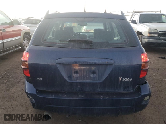 2006 Pontiac Vibe with VIN 5Y2SM678X6Z412894, listed as a Copart auction lot 81199444 with 190,921 mi miles and Salvage Title. Bid and sale history available at carsss.com. Image 6.