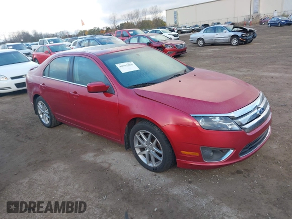 2011 Ford Fusion SEL with VIN 3FAHP0JG9BR118423, listed as a IAAI auction lot 40751260 with 125,864 mi miles. Bid and sale history available at carsss.com. Image 1.
