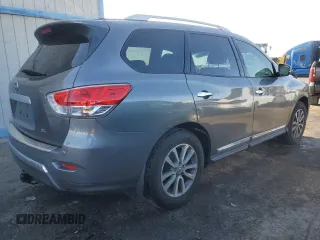 2015 Nissan Pathfinder SV with VIN 5N1AR2MN4FC692391, listed as a Copart auction lot 53100195 with 114,812 mi miles and Clean Title. Bid and sale history available at carsss.com. Image 3.