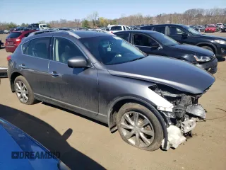 2012 Infiniti EX Journey with VIN JN1AJ0HR9CM453411, listed as a Copart auction lot 53628605 with 163,508 mi miles and Clean Title. Bid and sale history available at carsss.com. Image 4.