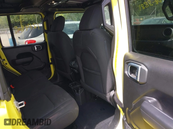 2023 Jeep Wrangler Sport with VIN 1C4HJXDG5PW693865, listed as a IAAI auction lot 40068881 with 12,149 mi miles and . Bid and sale history available at DreamBid. Image 8.