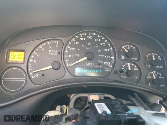2002 Chevrolet Suburban LS with VIN 3GNEC16T42G306502, listed as a Copart auction lot 80507984 with 277,514 mi miles and Salvage Title. Bid and sale history available at carsss.com. Image 9.