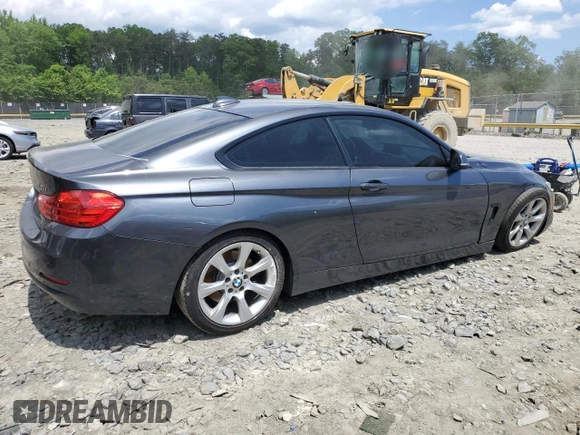 2015 BMW 4 Series 435i xDrive z VIN WBA3R5C56FK372962, wystawiony jako Copart lot #56378055 z przebiegiem 146 065 mil mil oraz Szkoda całkowita • Salvage title. Historia ofert i sprzedaży dostępna na DreamBid. Obrazek 3.