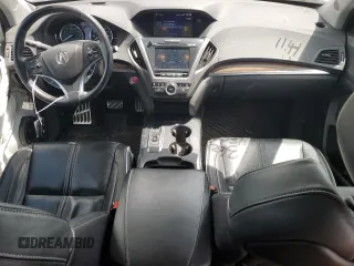 2017 Acura MDX Sport Hybrid w/Advance Pkg with VIN 5FRYD7H76HB000856, listed as a Copart auction lot 53651514 with 133,933 mi miles. Bid and sale history available at carsss.com. Image 8.