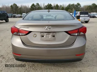 2016 Hyundai Elantra SE with VIN 5NPDH4AE7GH672100, listed as a Copart auction lot 50680505 with 107,445 mi miles and Salvage Title. Bid and sale history available at carsss.com. Image 6.