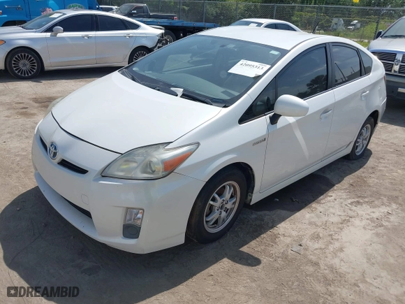 2011 Toyota Prius I with VIN JTDKN3DU4B0284258, listed as a IAAI auction lot 42095313 with 1 mi miles. Bid and sale history available at carsss.com. Image 17.