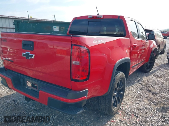 2020 Chevrolet Colorado 4WD LT with VIN 1GCGTCEN8L1106478, listed as a IAAI auction lot 42060373 with 68,753 mi miles and . Bid and sale history available at DreamBid. Image 4.