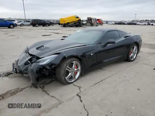 2017 Chevrolet Corvette 1LT with VIN 1G1YB2D75H5116382, listed as a Copart auction lot 45915445 with 0 mi miles and Salvage Title. Bid and sale history available at carsss.com. Image 1.