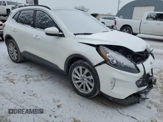 2021 Ford Escape Titanium with VIN 1FMCU9J94MUA26663, listed as a Copart auction lot 41799545 with Not Provided miles and Salvage Title. Bid and sale history available at carsss.com. Image 4.