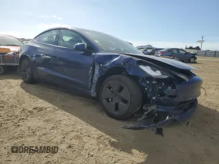 2023 Tesla Model 3 с VIN 5YJ3E1EA2PF606594, выставлен на аукционе Copart как лот 57288255 с пробегом 27 848 миль миль и Списание • Salvage title. История ставок и продаж доступна на DreamBid. Изображение 4.