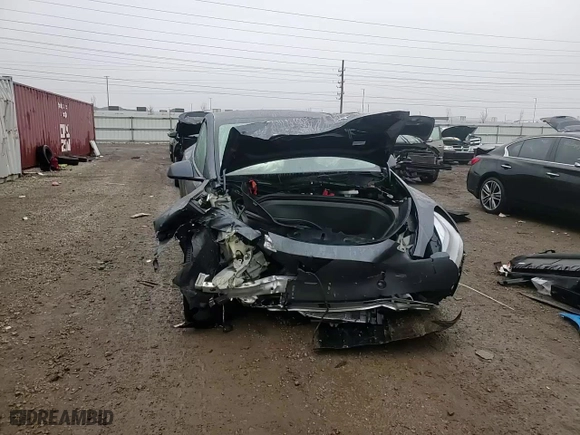2023 Tesla Model Y Long Range with VIN 7SAYGDEE8PF877148, listed as a Copart auction lot 86448004 with 13,359 mi miles and Salvage Title. Bid and sale history available at carsss.com. Image 10.
