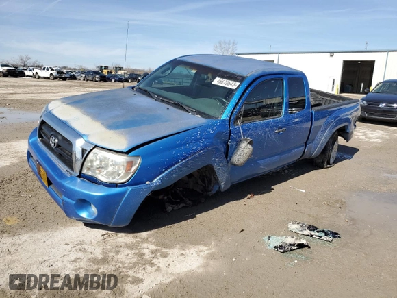 2006 Toyota Tacoma with VIN 5TEUU42N66Z158177, listed as a Copart auction lot 46670645 with 264,522 mi miles and Salvage Title. Bid and sale history available at carsss.com. Image 1.