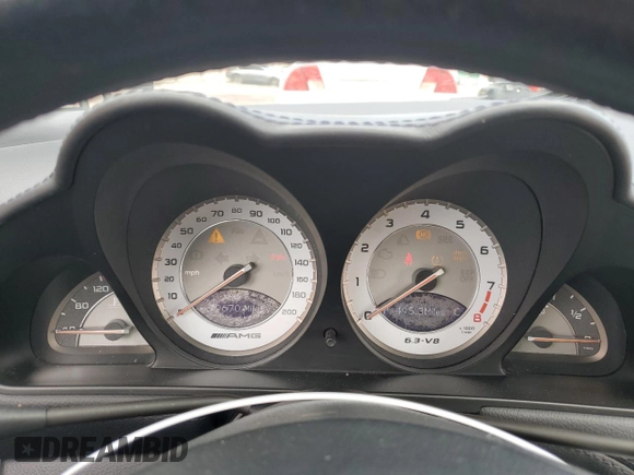 2009 Mercedes-Benz SL 55/63 AMG with VIN WDBSK70F79F157839, listed as a Copart auction lot 52350295 with 79,670 mi miles and Salvage title. Bid and sale history available at DreamBid. Image 9.