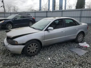 2001 Audi A4 with VIN WAUDC68D81A012246, listed as a Copart auction lot 48749525 with 60,876 mi miles and Salvage Title. Bid and sale history available at carsss.com. Image 1.
