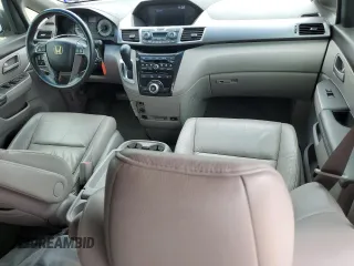 2011 Honda Odyssey EX-L with VIN 5FNRL5H63BB098207, listed as a Copart auction lot 55245875 with 127,197 mi miles and Salvage Title. Bid and sale history available at DreamBid. Image 9.