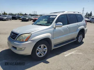 2004 Lexus GX 470 with VIN JTJBT20X640052213, listed as a Copart auction lot 52708415 with 390,451 mi miles and Salvage Title. Bid and sale history available at carsss.com. Image 1.