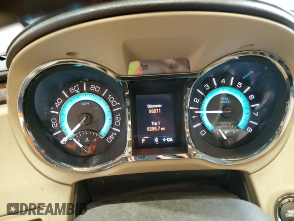 2012 Buick LaCrosse Premium 2 with VIN 1G4GF5E35CF199606, listed as a Copart auction lot 56021295 with 98,071 mi miles and Salvage title. Bid and sale history available at DreamBid. Image 9.