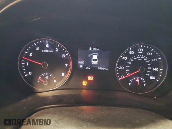 2019 Kia Forte LXS with VIN 3KPF24AD8KE106851, listed as a Copart auction lot 43610995 with 63,994 mi miles and Salvage Title. Bid and sale history available at DreamBid. Image 9.