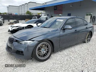 2017 BMW 3 Series 340i with VIN WBA8B3G52HNU35565, listed as a Copart auction lot 53206915 with 105,545 mi miles and Salvage Title. Bid and sale history available at carsss.com. Image 1.
