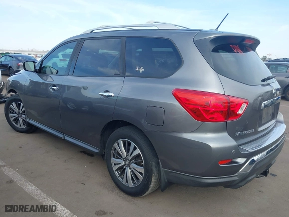 2017 Nissan Pathfinder SV with VIN 5N1DR2MNXHC638433, listed as a IAAI auction lot 41688692 with 85,972 mi miles. Bid and sale history available at carsss.com. Image 3.