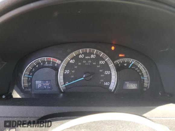 2014 Toyota Camry L with VIN 4T1BF1FK4EU302201, listed as a Copart auction lot 52169875 with 80,644 mi miles and Salvage Title. Bid and sale history available at DreamBid. Image 9.