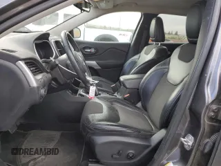 2018 Jeep Cherokee Latitude Plus with VIN 1C4PJLLX5JD612551, listed as a Copart auction lot 87692585 with 74,812 mi miles and Salvage Title. Bid and sale history available at carsss.com. Image 7.