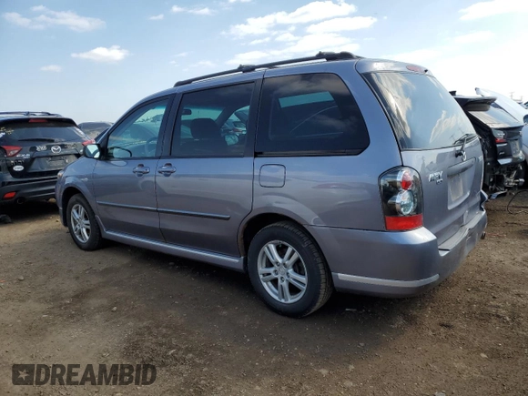 2004 Mazda MPV ES z VIN JM3LW28J840528192, wystawiony jako Copart lot #52624565 z przebiegiem 96 222 mil mil oraz Szkoda całkowita • Salvage title. Historia ofert i sprzedaży dostępna na DreamBid. Obrazek 2.
