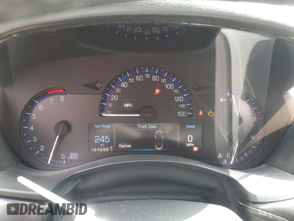 2013 Cadillac ATS with VIN 1G6AA5RAXD0176167, listed as a Copart auction lot 63126005 with 124,598 mi miles and Salvage title. Bid and sale history available at DreamBid. Image 9.