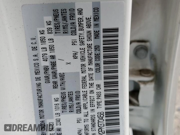2023 Mazda 3 S Carbon Edition with VIN 3MZBPACM2PM370458, listed as a Copart auction lot 82400504 with 24,460 mi miles and Salvage title. Bid and sale history available at DreamBid. Image 13.