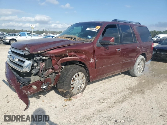 2012 Ford Expedition Limited with VIN 1FMJU1K5XCEF17672, listed as a Copart auction lot 86568064 with 168,222 mi miles and Salvage title. Bid and sale history available at DreamBid. Image 1.