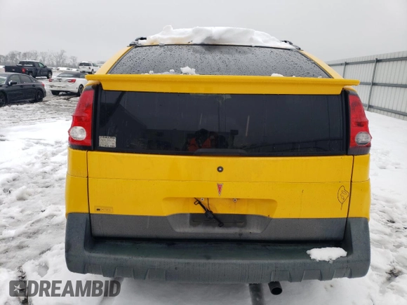 2002 Pontiac Aztek z VIN 3G7DA03E22S580481, wystawiony jako Copart lot #44932305 z przebiegiem Nie podano mil oraz Szkoda całkowita • Salvage title. Historia ofert i sprzedaży dostępna na DreamBid. Obrazek 6.