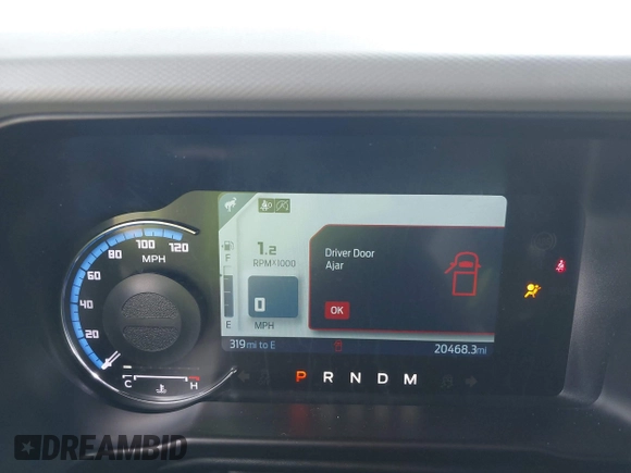 2023 Ford Bronco with VIN 1FMDE5BH1PLB27668, listed as a IAAI auction lot 42359149 with 20,468 mi miles and . Bid and sale history available at DreamBid. Image 7.