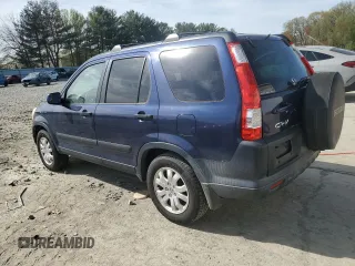 2005 Honda CR-V EX with VIN SHSRD78805U323402, listed as a Copart auction lot 53425795 with 184,485 mi miles and Clean Title. Bid and sale history available at carsss.com. Image 2.