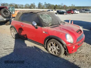 2008 MINI Convertible S z VIN WMWRH33558TL96443, wystawiony jako Copart lot #75103604 z przebiegiem Nie podano mil oraz Szkoda całkowita • Salvage title. Historia ofert i sprzedaży dostępna na DreamBid. Obrazek 4.