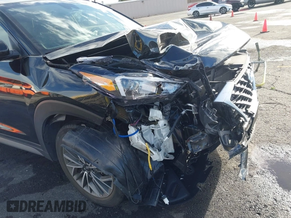 2019 Hyundai Tucson Ultimate with VIN KM8J3CAL3KU973595, listed as a IAAI auction lot 41436854 with 24,218 mi miles. Bid and sale history available at carsss.com. Image 6.