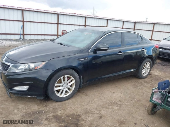 2012 Kia Optima LX with VIN KNAGM4A75C5297194, listed as a IAAI auction lot 41816301 with 119,064 mi miles. Bid and sale history available at carsss.com. Image 2.