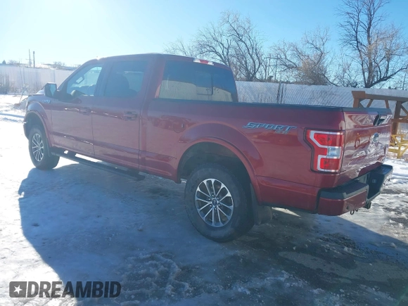 2018 Ford F-150 XL with VIN 1FTFW1EG3JKG07472, listed as a IAAI auction lot 41252582 with 138,106 mi miles and . Bid and sale history available at carsss.com. Image 3.