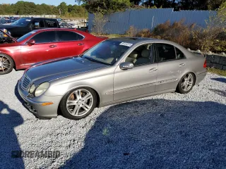 2004 Mercedes-Benz E-Class 5.0L with VIN WDBUF70J44A406041, listed as a Copart auction lot 80153574 with 0 mi miles and Salvage Title. Bid and sale history available at carsss.com. Image 1.