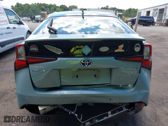2019 Toyota Prius L Eco z VIN JTDKARFU8K3095669, wystawiony jako IAAI lot #42334160 z przebiegiem 59 882 mil mil oraz . Historia ofert i sprzedaży dostępna na DreamBid. Obrazek 16.