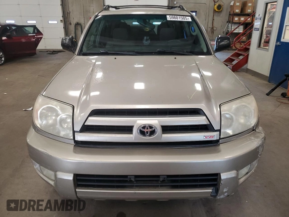 2004 Toyota 4Runner SR5 с VIN JTEBU14R240022241, выставлен на аукционе Copart как лот 59801505 с пробегом 236 511 миль миль и Чистый • Clean title. История ставок и продаж доступна на DreamBid. Изображение 5.