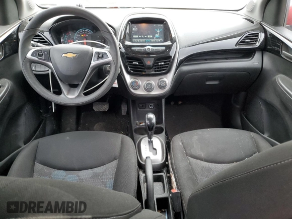 2017 Chevrolet Spark LT with VIN KL8CD6SA9HC748789, listed as a Copart auction lot 53385625 with 40,084 mi miles and Salvage Title. Bid and sale history available at DreamBid. Image 8.