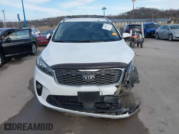 2019 Kia Sorento EX V6 with VIN 5XYPHDA5XKG507641, listed as a IAAI auction lot 41655933 with 171,136 mi miles. Bid and sale history available at carsss.com. Image 12.