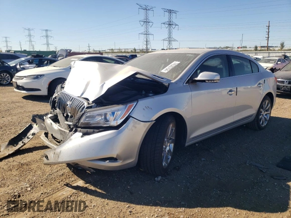 2014 Buick LaCrosse Leather with VIN 1G4GC5G3XEF165962, listed as a Copart auction lot 74526764 with 89,252 mi miles and Salvage title. Bid and sale history available at DreamBid. Image 1.