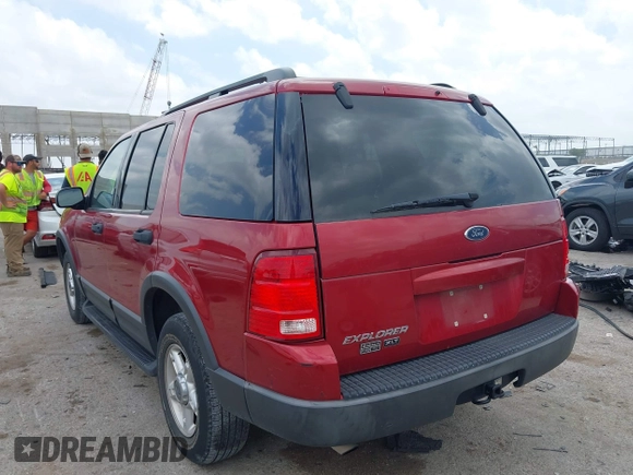 2003 Ford Explorer XLT with VIN 1FMZU63K43UA13760, listed as a IAAI auction lot 42408783 with 60,996 mi miles and . Bid and sale history available at DreamBid. Image 3.