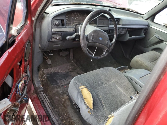 1992 Ford F-150 with VIN 1FTEX15H3NKA17831, listed as a Copart auction lot 74228244 with 201,769 mi miles and Salvage Title. Bid and sale history available at carsss.com. Image 8.