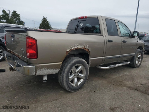 2007 Dodge Ram 1500 SLT with VIN 1D7HU182X7J523149, listed as a Copart auction lot 52528465 with 228,521 mi miles and Clean Title. Bid and sale history available at carsss.com. Image 3.