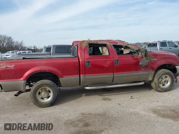2002 Ford Super Duty F-250 XL with VIN 1FTNW21F32EB72189, listed as a IAAI auction lot 41724745 with 164,054 mi miles. Bid and sale history available at carsss.com. Image 13.
