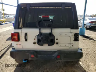 2023 Jeep Wrangler Sahara with VIN 1C4JJXP66PW642489, listed as a Copart auction lot 63671805 with Not provided miles and Clean title. Bid and sale history available at DreamBid. Image 6.