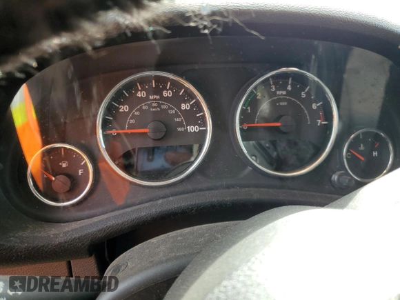 2014 Jeep Wrangler Unlimited Sport with VIN 1C4BJWDG2EL194164, listed as a Copart auction lot 56885575 with Not Provided miles and Salvage Title. Bid and sale history available at DreamBid. Image 9.